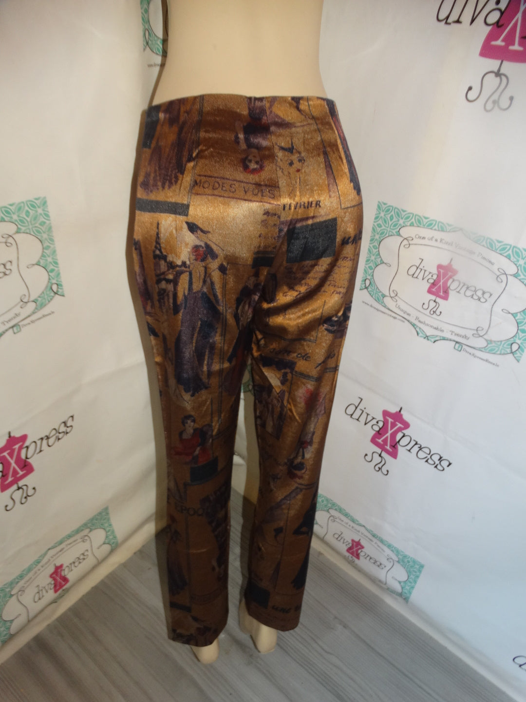 Vintage W Bronze Lady Pants Size M