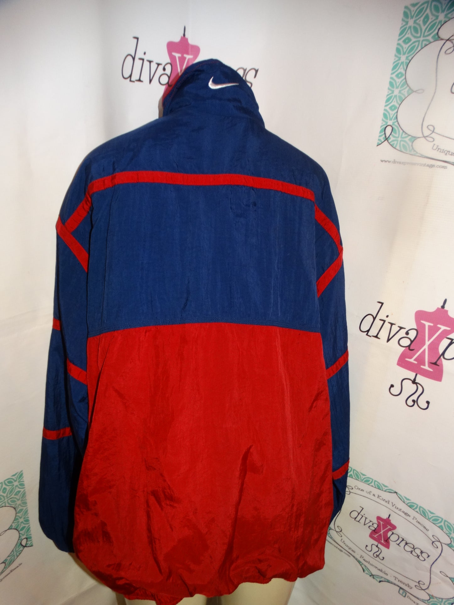 Vintage Nike Blue/Burgundy Jacket Size 1x