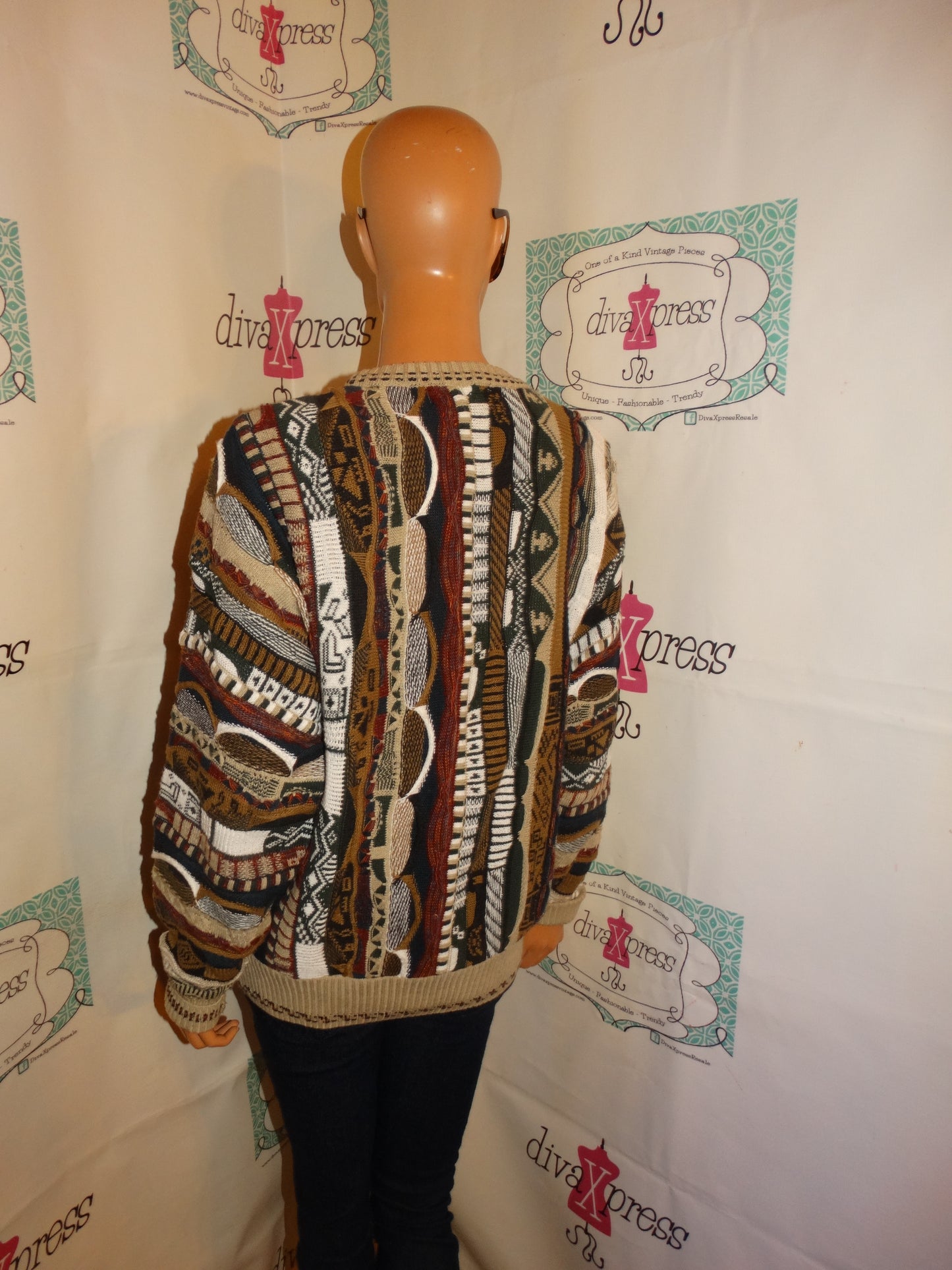 Vintage Marconi Coogi Style Sweater Size XL