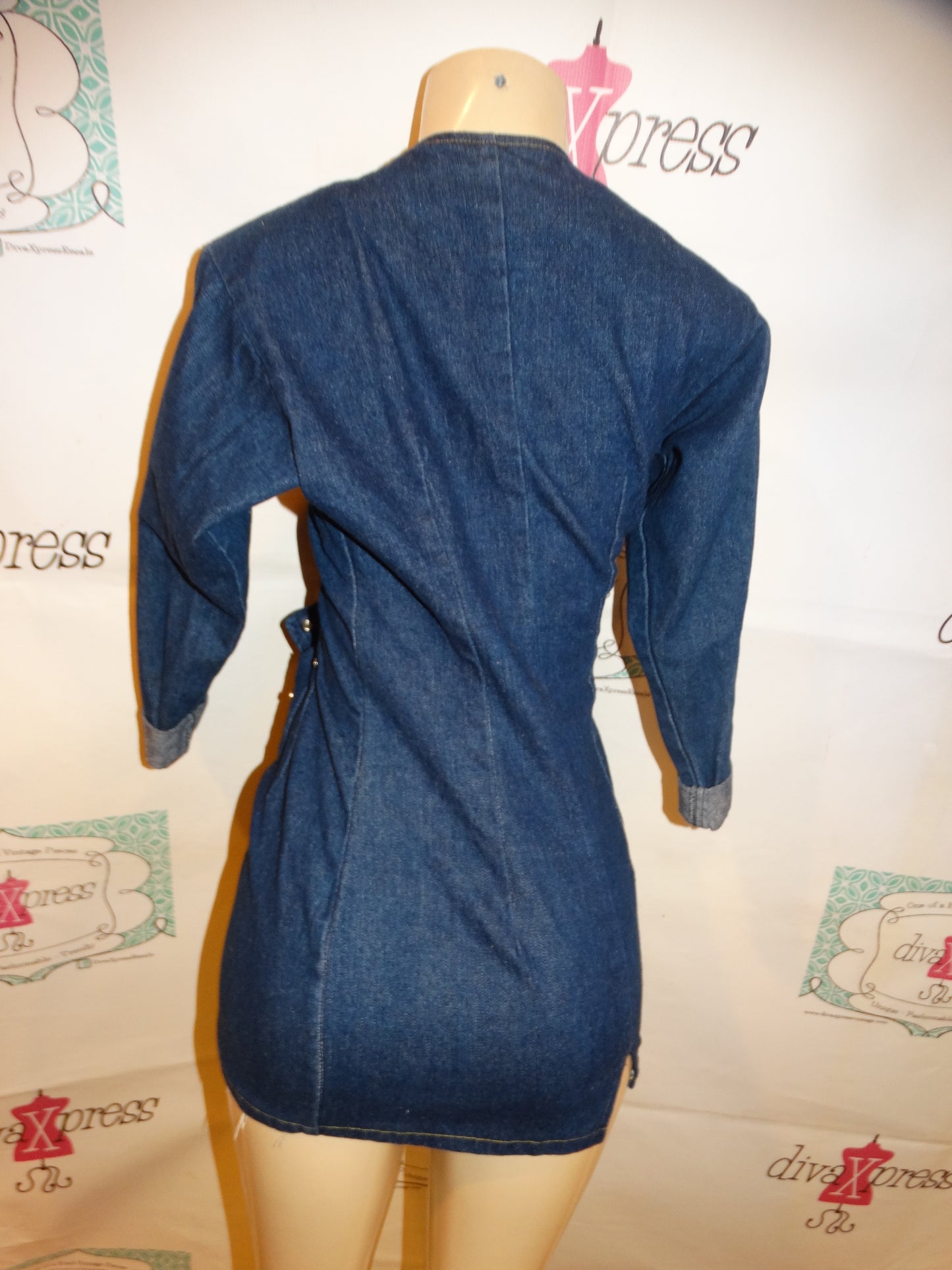 Vintage Hollywood Blvd Jean Dress Size S