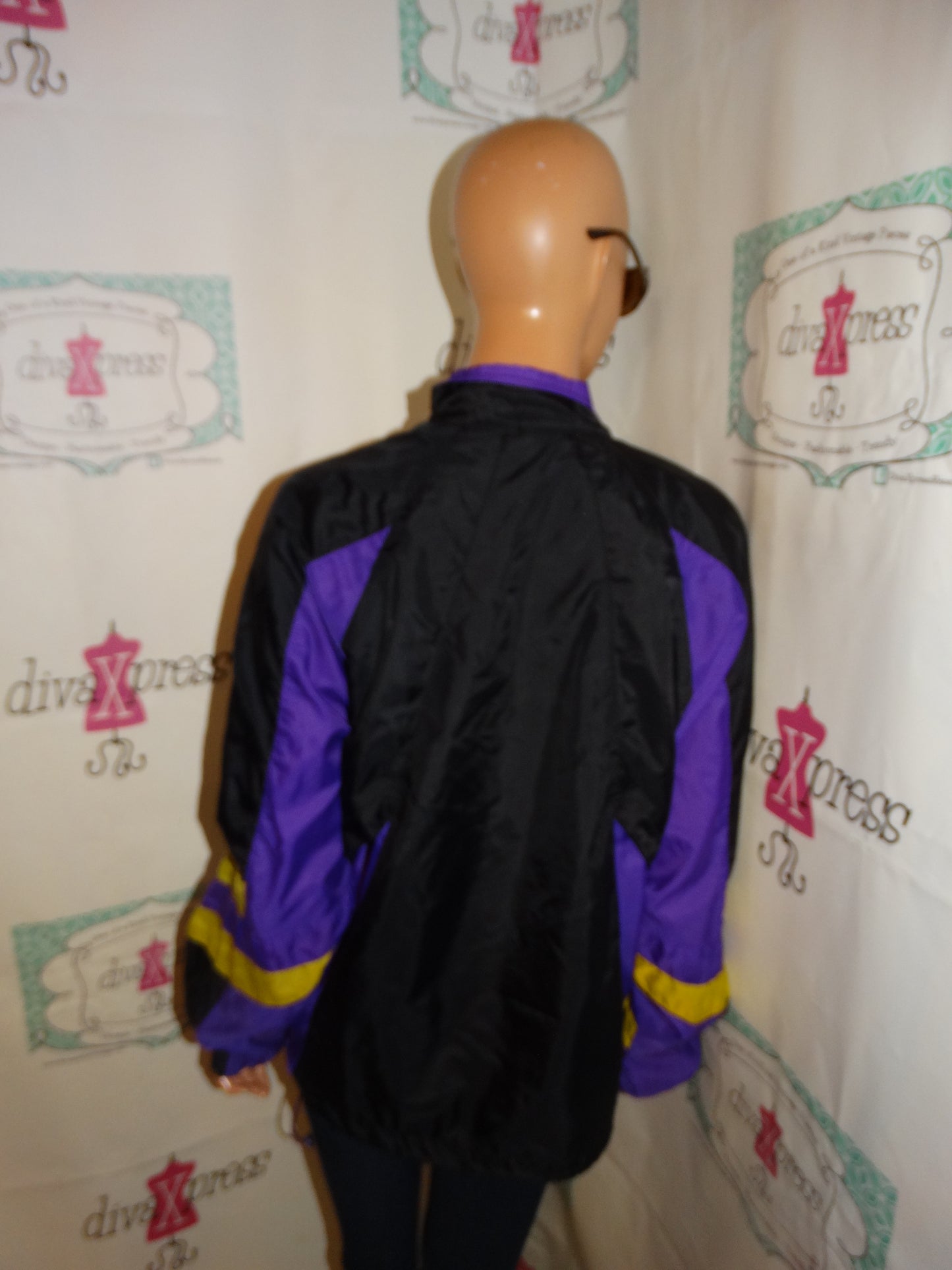Vintage Nike Purple/Black Jacket Size L