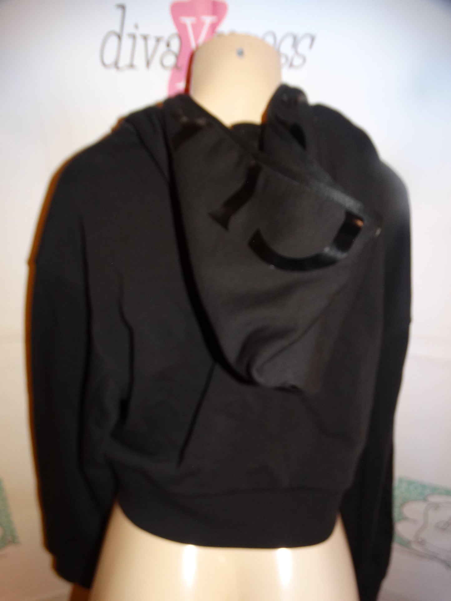 Moncler Black Half Sweat Shirt Size L