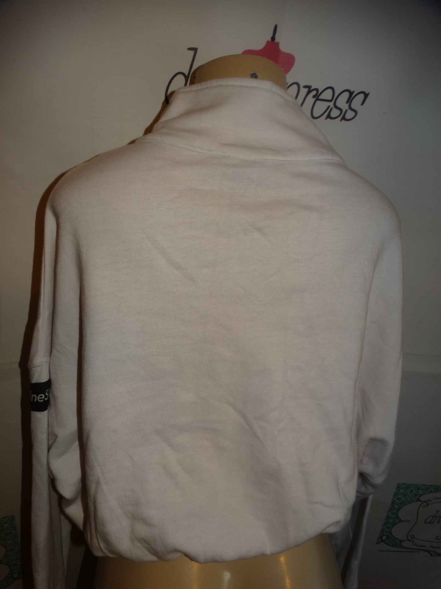 Polaroid White Sweat Shirt Top Size XL