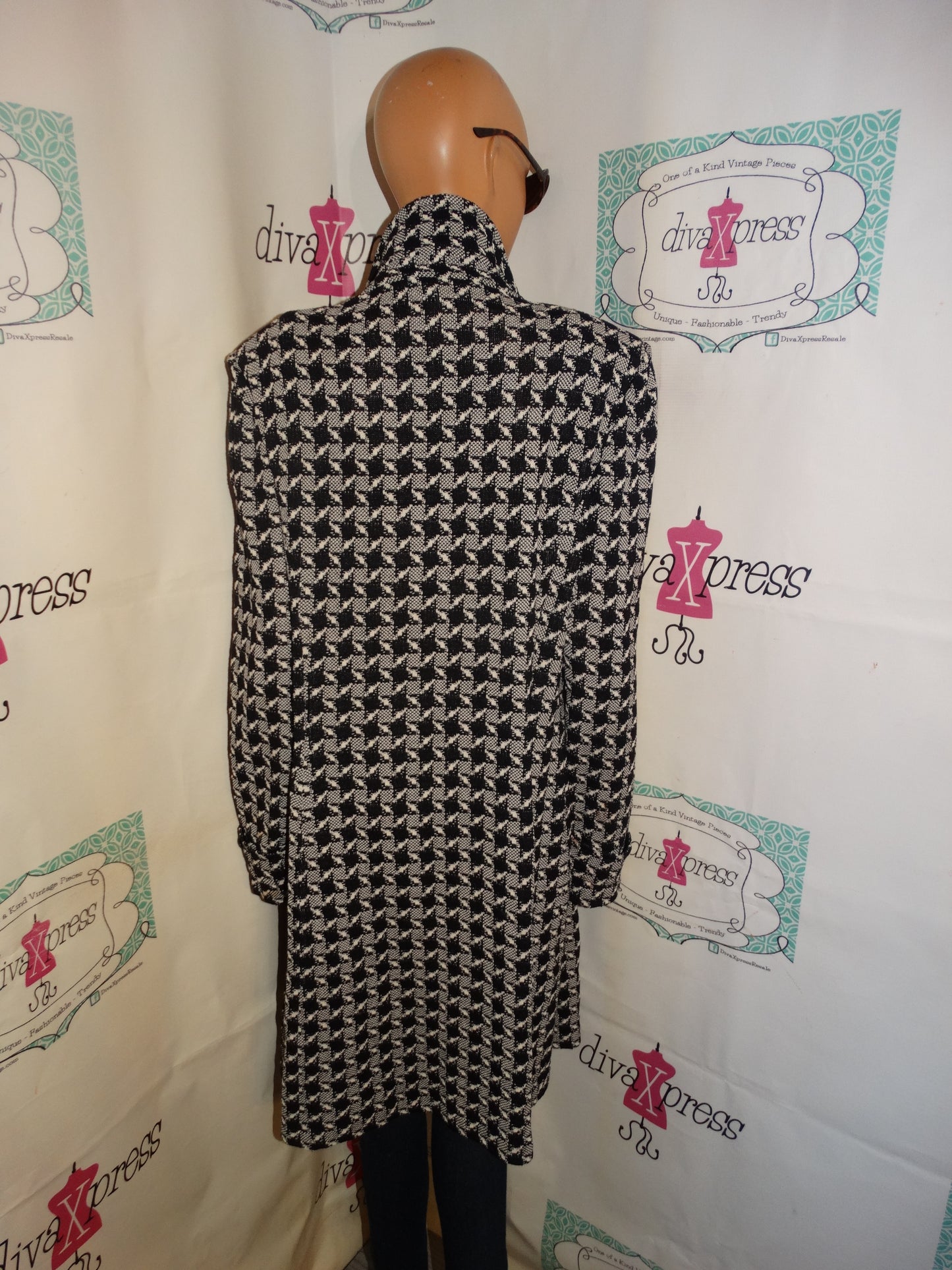 Vintage St John Black/White Dress/Blazer Size 1x