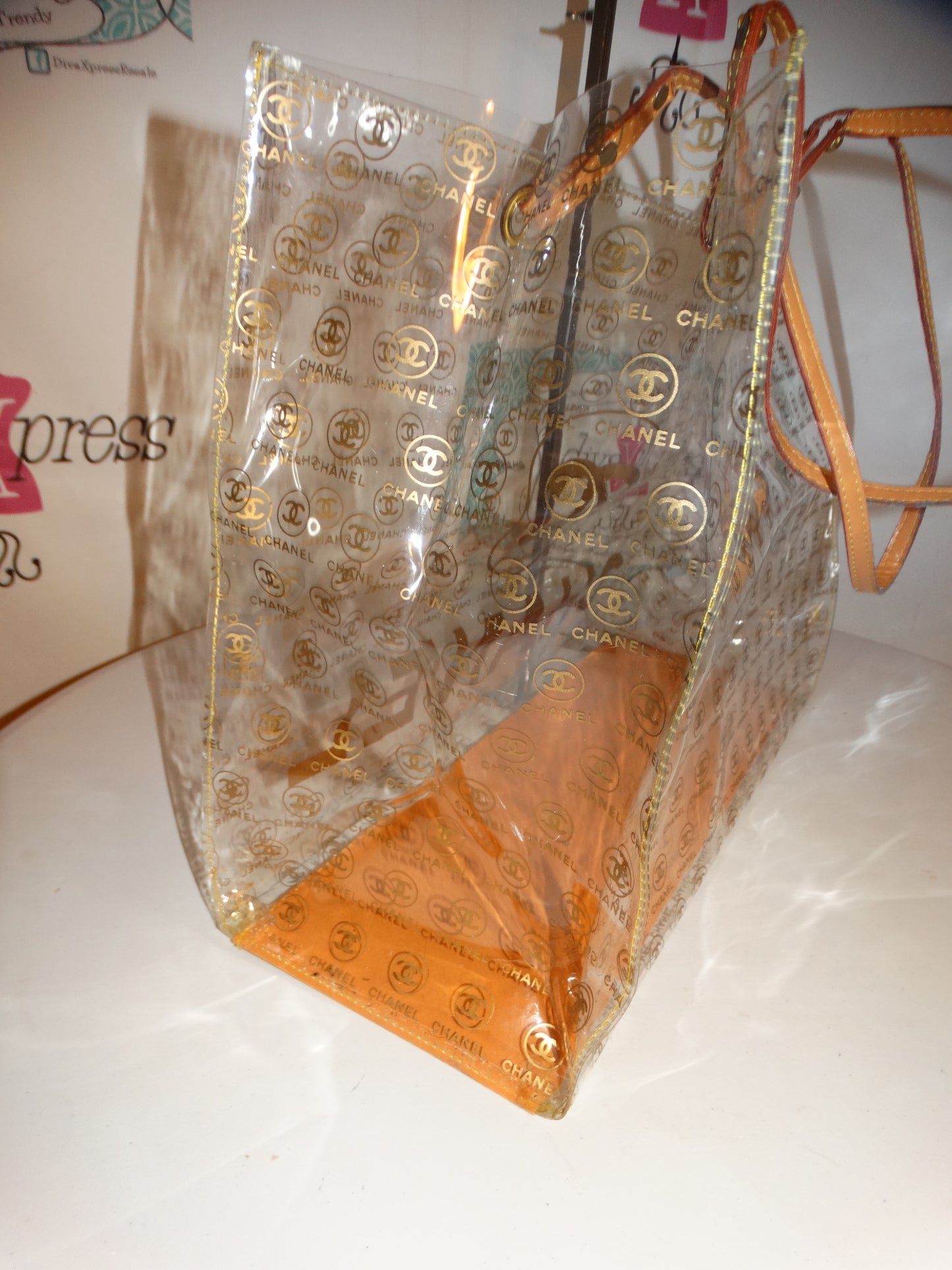Vintage Clear CC XL Tote