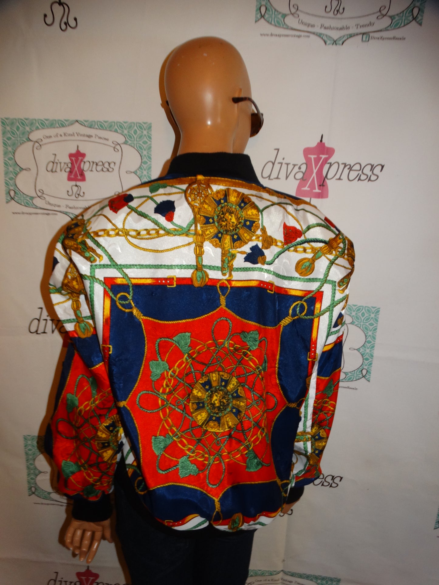 Vintage Reversible Chain Jacket Size L