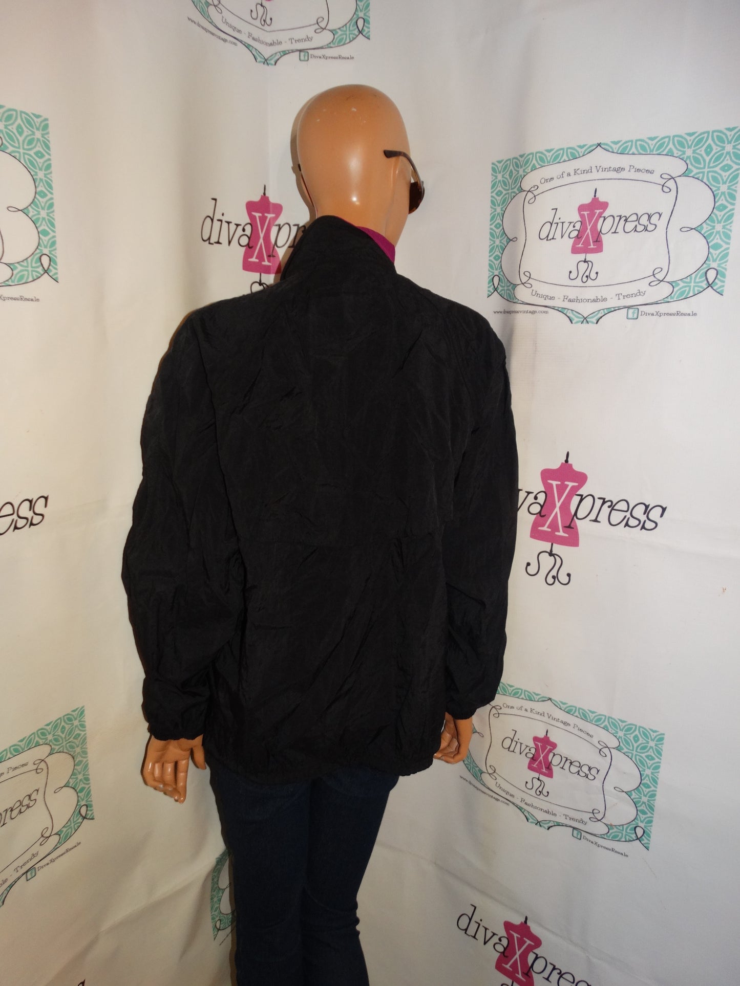 Vintage Reebok Black Jacket Size L