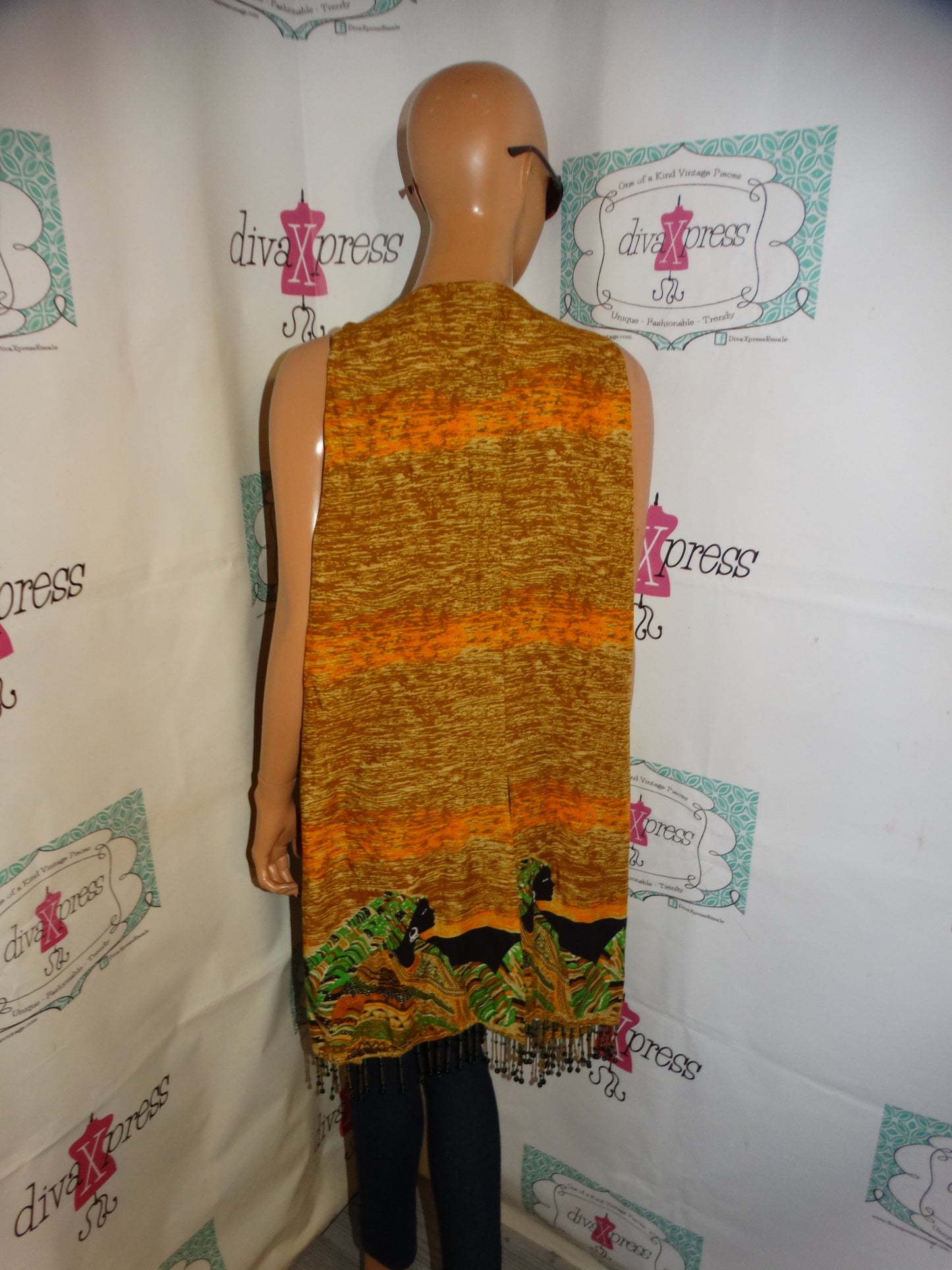 Vintage Simply Class Brown Tan Shingle Throw Size 1x