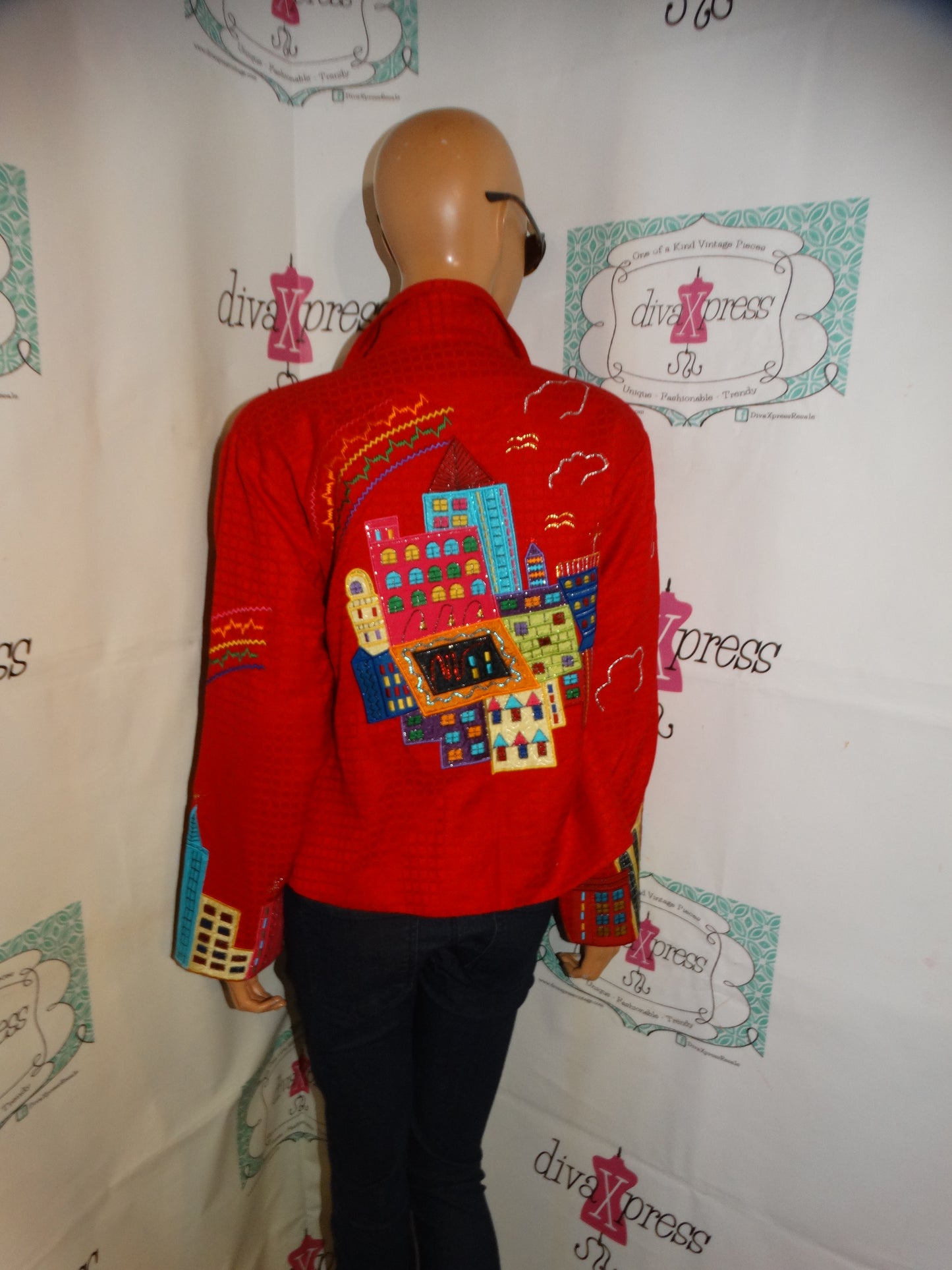 Vintage PSUHPA Red City Blazer Size L