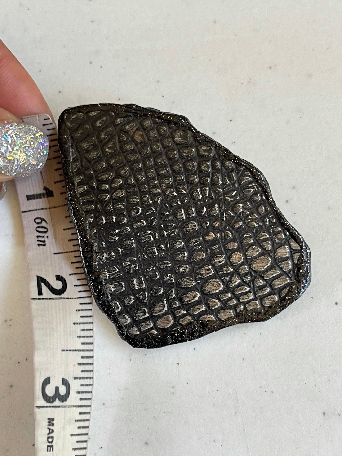 Vintage Leather Clip On Earrings (Shipping INCLUDED IN PRICE)