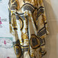 Vintage Silk Versace Style Blouse Size 2x