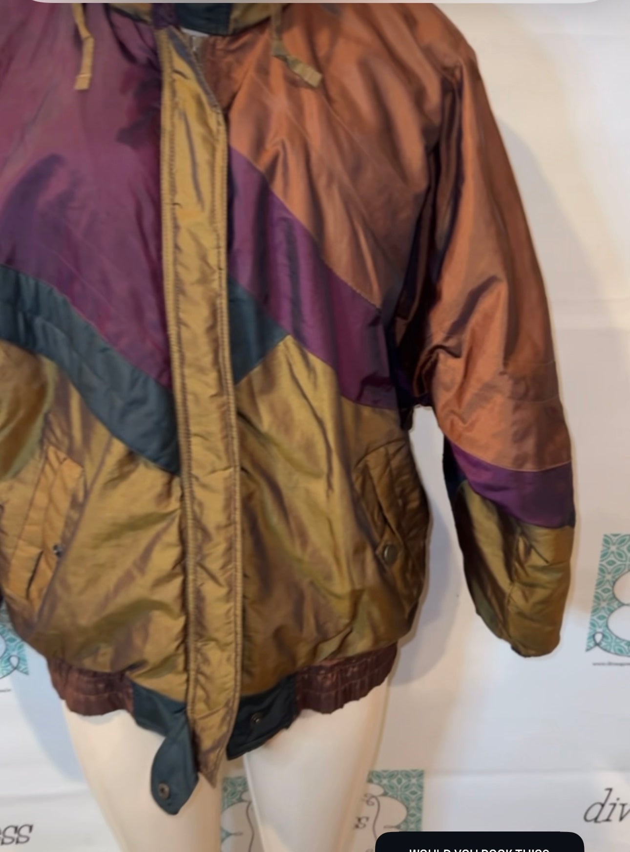 Vintage Andy Joh Bronze Coat Size L
