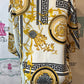 Vintage Silk Versace Style Blouse Size 2x