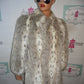 Vintage Faux Fur Coat Size L