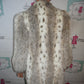 Vintage Faux Fur Coat Size L
