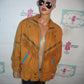 Vintage LNR Leather Brown Shingle Coat Size L