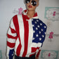 Vintage Limited Edition LTD  Flag Jacket Size M