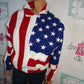 Vintage Limited Edition LTD  Flag Jacket Size M