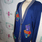 Vintage Qui Petites Blue Cardigan Sweater Size 1x