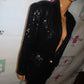 Vintage French  Collisioni Sequins Blazer Size XL