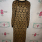 Vintage Gold and Black Sweater Size L- XL
