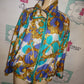 Vintage Outbreak Silk Bomber Jacket Size L