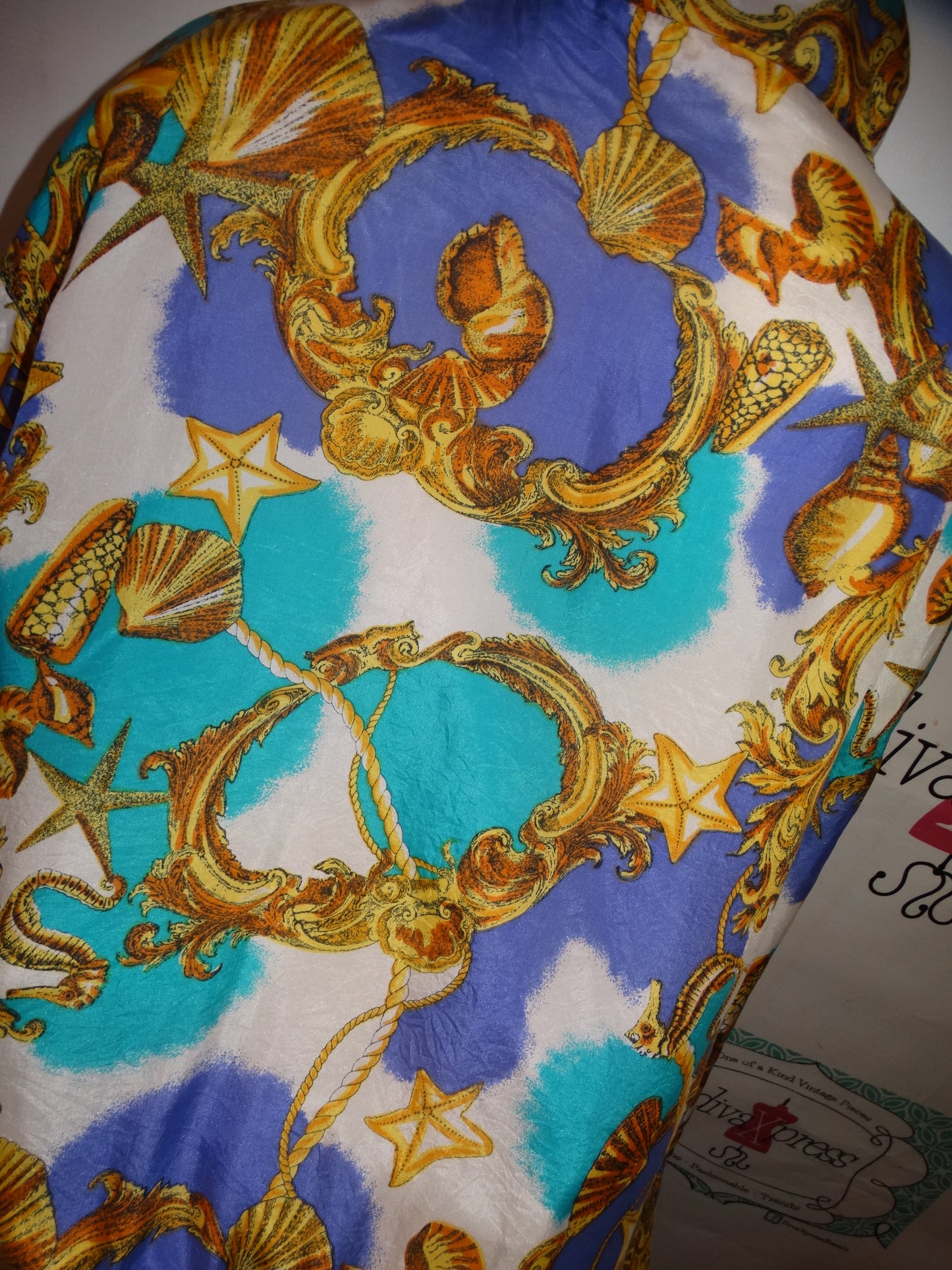 Vintage Outbreak Silk Bomber Jacket Size L