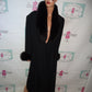 Vintage Givoldi Couture Fox  Fur Blazer Long Jacket Size 1x