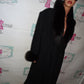 Vintage Givoldi Couture Fox  Fur Blazer Long Jacket Size 1x