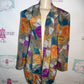 Vintage Jones Girl Colorful Blazer Size 1x