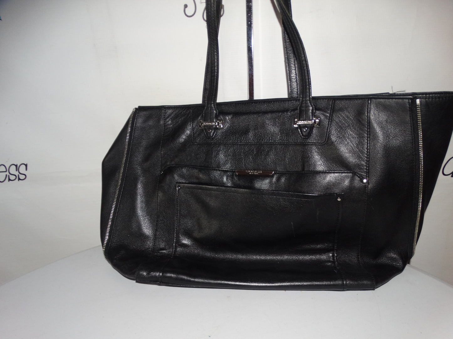 Vintage Authentic Coach Black Tote Size XL