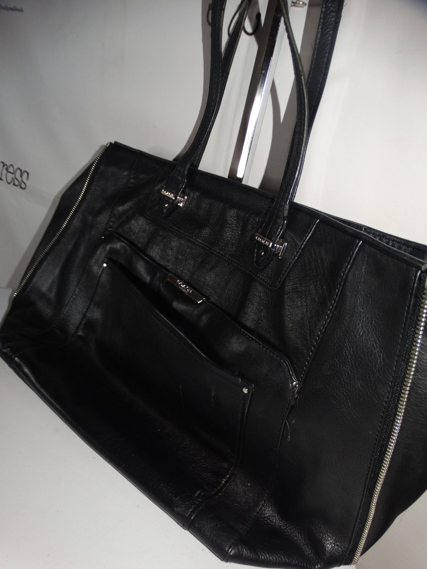 Vintage Authentic Coach Black Tote Size XL