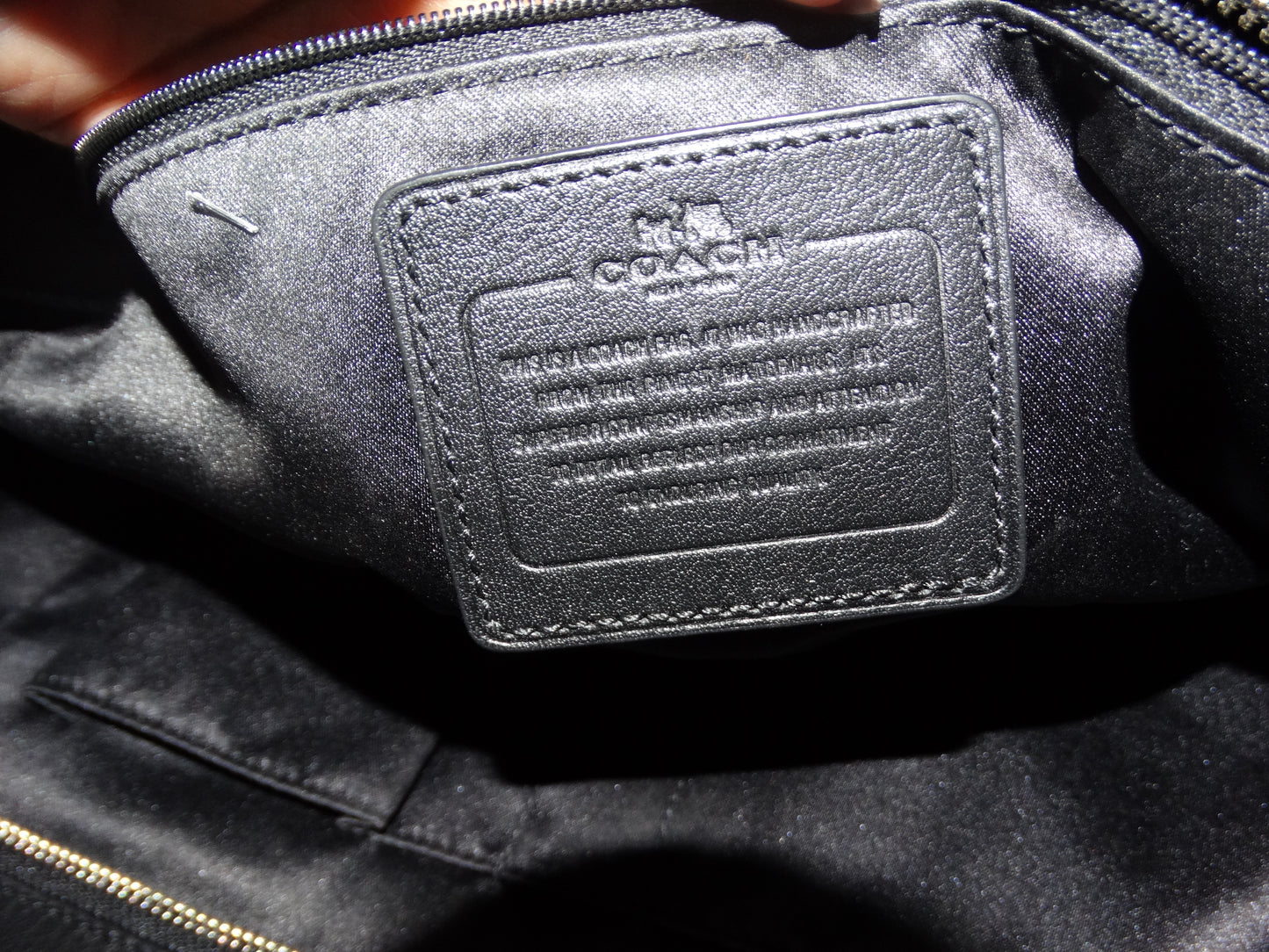 Vintage Authentic Coach Black Tote Size XL