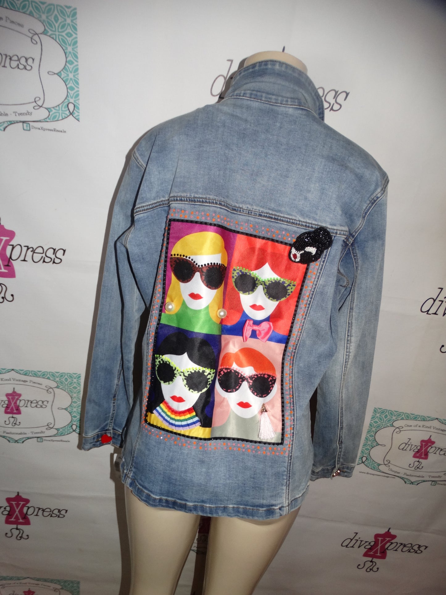 Berek Jean Colorful Jacket NWT Size L