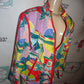 Vintage Redd Colorful Jacket Size 1x