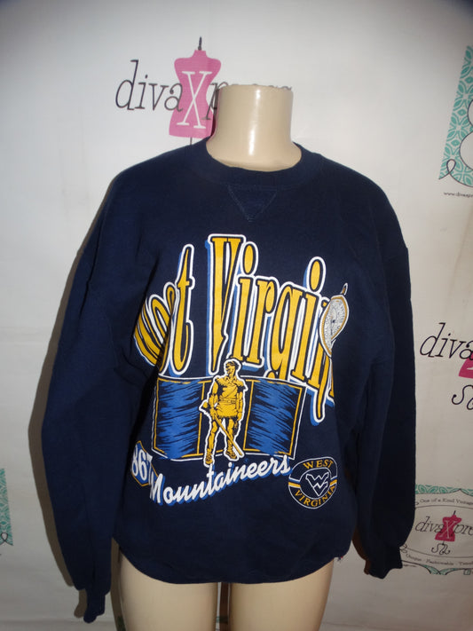 Vintage Russel Athletics West Virginia Sweat Shirt Size L