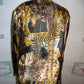 Vintage Martinique Sheer Leopard Blouse Size M