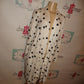Soma Black/White Polka Dot Throw  Top Size XL
