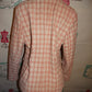 Pink/White Silver Butter Plaid Blazer Size L