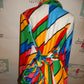 LAtise Colorful Wrap Blazer Size 1x
