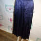 Vintage Authentic Escada Navy Blue PleATED SKIRT Size M