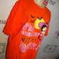 Vintage Betty Boop Orange Halloween T Shirt Size XL