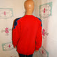 Vintage Red Jean Sweat Shirt Size L