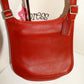 Vintage Red Authentic Coach Leather Purse Size M