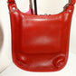 Vintage Red Authentic Coach Leather Purse Size M