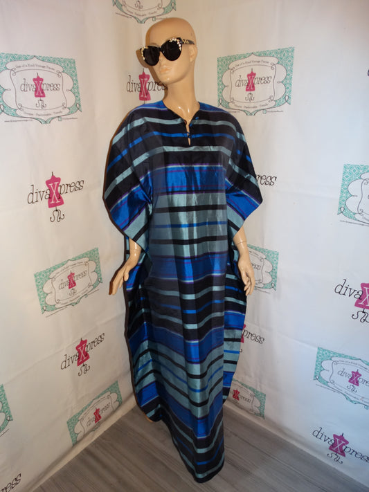 Vintage Smithsoian  BluePurple/Gray Dress Size 2x