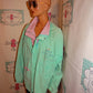 Vintage Skila Green Bomber Jacket Size 1x
