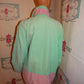 Vintage Skila Green Bomber Jacket Size 1x