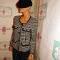 Vintage Woodard Black/White Blazer Size S