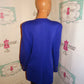 Vintage Nicole STuido Purple Beaded JAcket/Top Size L